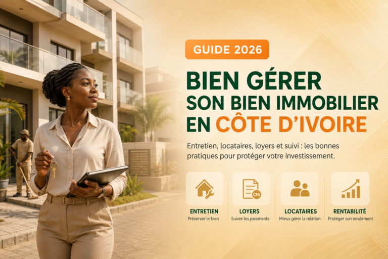 Lire la suite à propos de l’article Comment bien gérer son bien immobilier en Côte d’Ivoire.