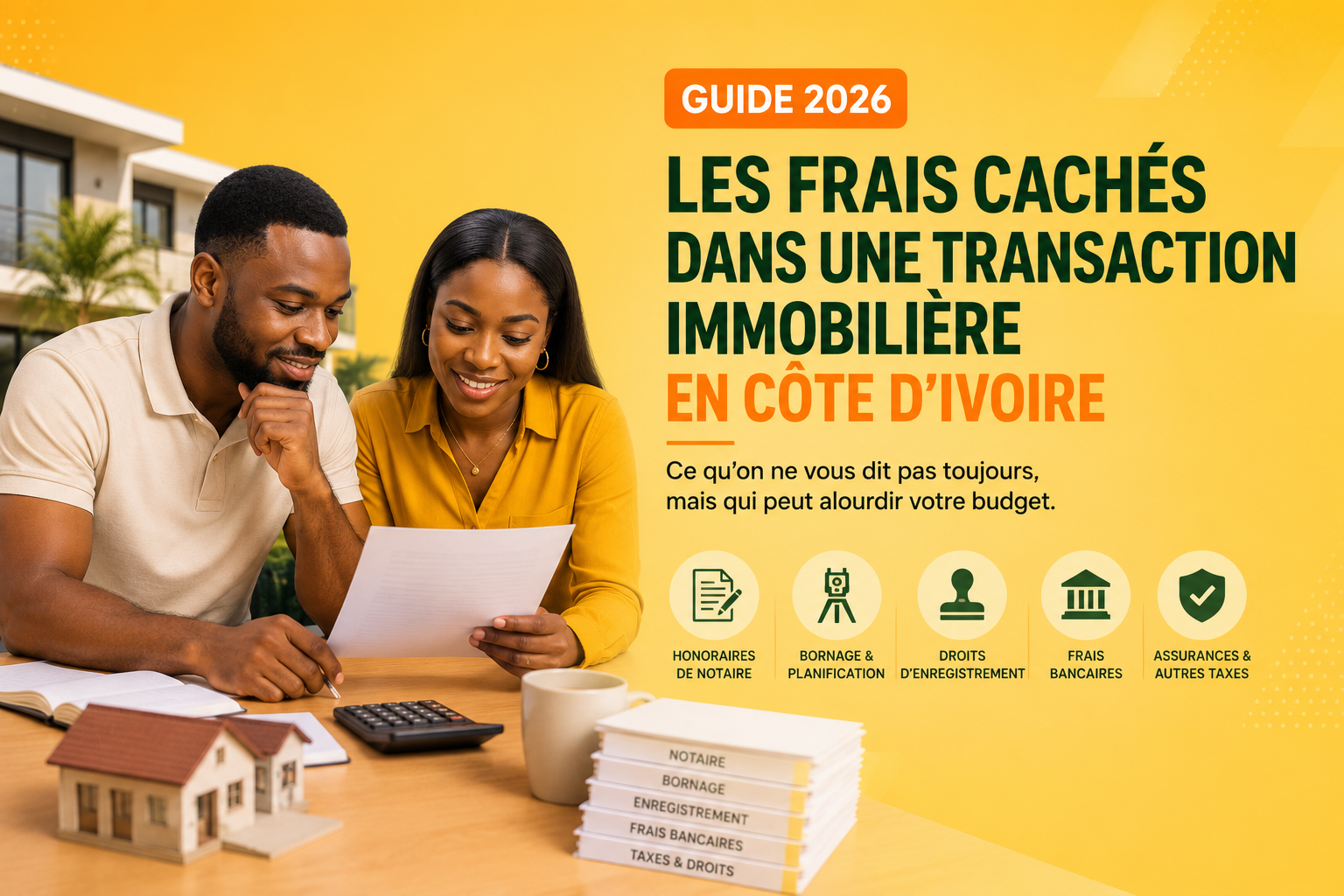 Les frais cachés dans une transaction immobilière en Côte d’Ivoire