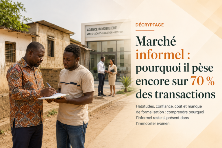 Lire la suite à propos de l’article Marché informel : pourquoi il pèse encore sur 70 % des transactions