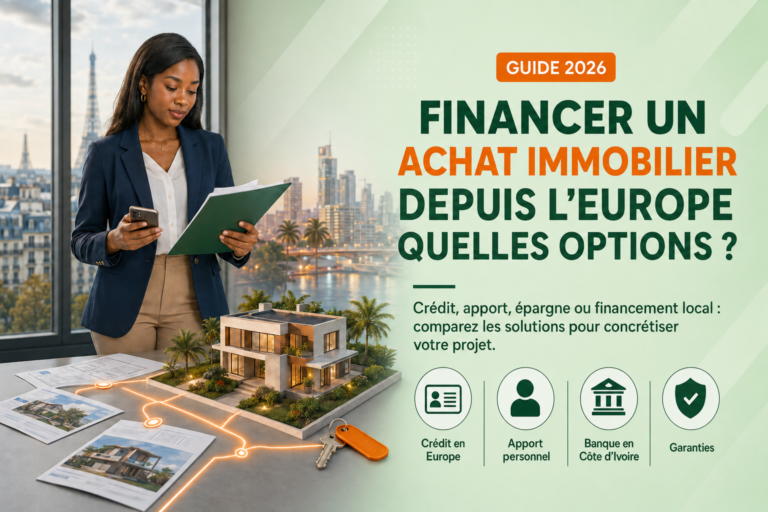 Lire la suite à propos de l’article Financer un achat immobilier en Côte d’Ivoire depuis l’étranger en 2026