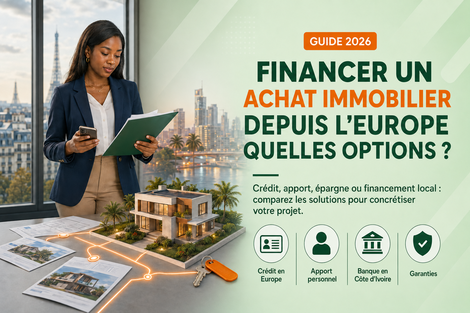 Diaspora : quelles options en 2026 pour financer un achat depuis l’Europe ?