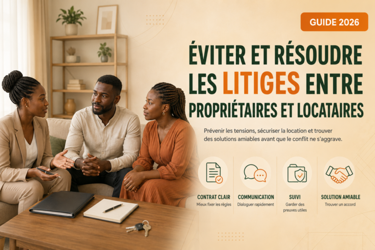 Lire la suite à propos de l’article Comment éviter et résoudre les litiges entre propriétaires et locataires en 2026