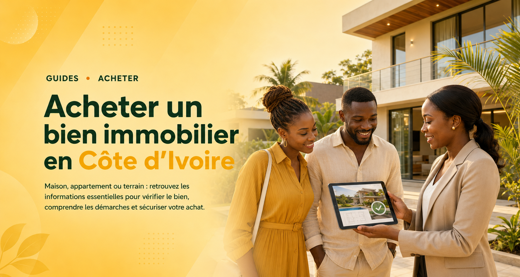Acheter un bien immobilier en Côte d’Ivoire avec les guides Babi Immo