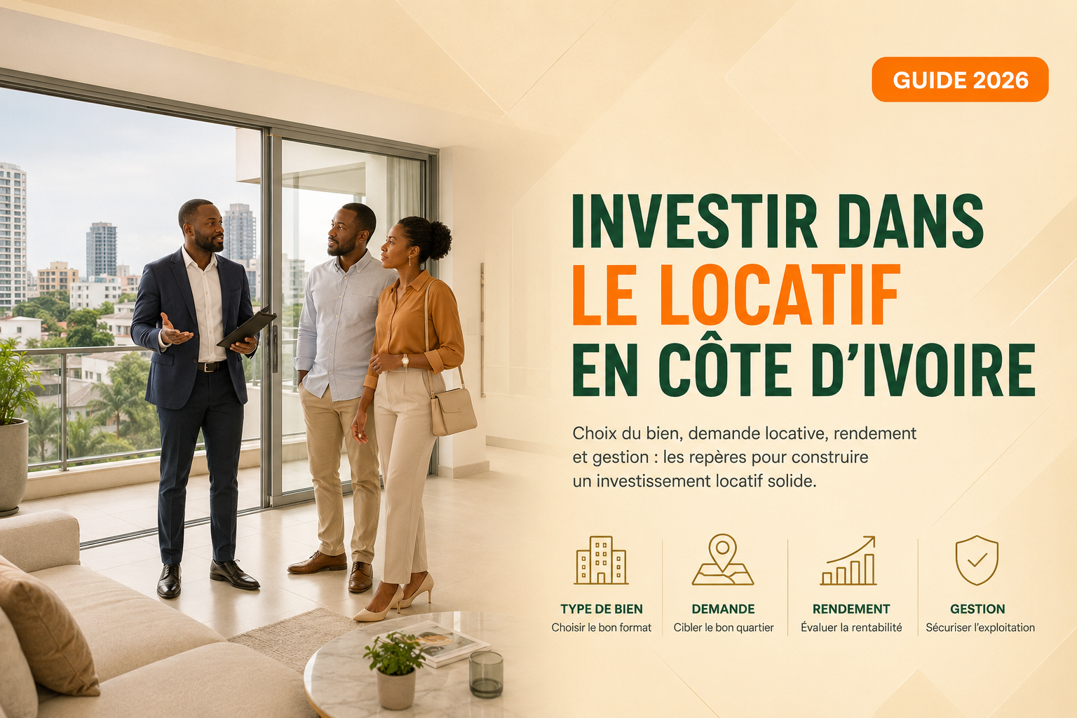 You are currently viewing Investir dans le locatif en Côte d’Ivoire en 2026 : clés de la rentabilité
