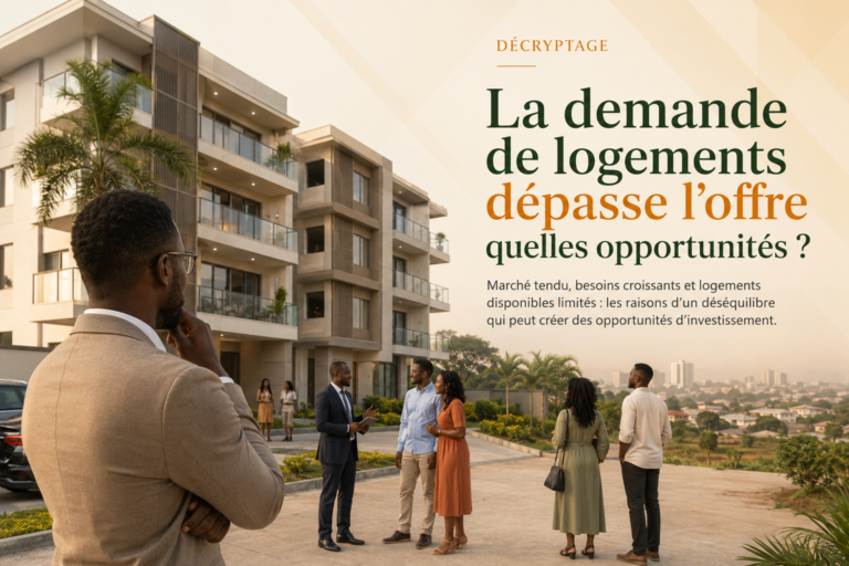 Lire la suite à propos de l’article La demande de logements en Côte d’Ivoire dépasse l’offre : quelles opportunités pour investir ?