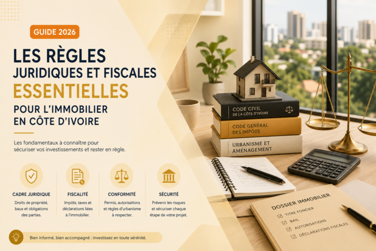 Lire la suite à propos de l’article Les règles juridiques et fiscales essentielles pour l’immobilier en Côte d’Ivoire